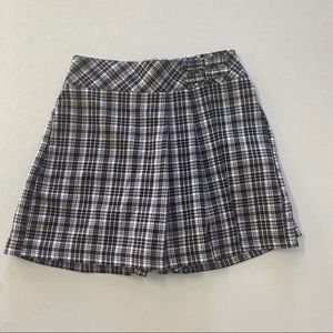 Kids 90s plaid skort